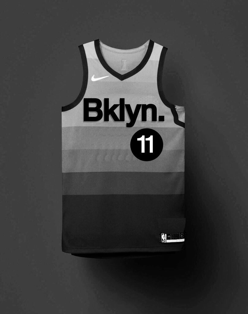 brooklyn nets jersey gray