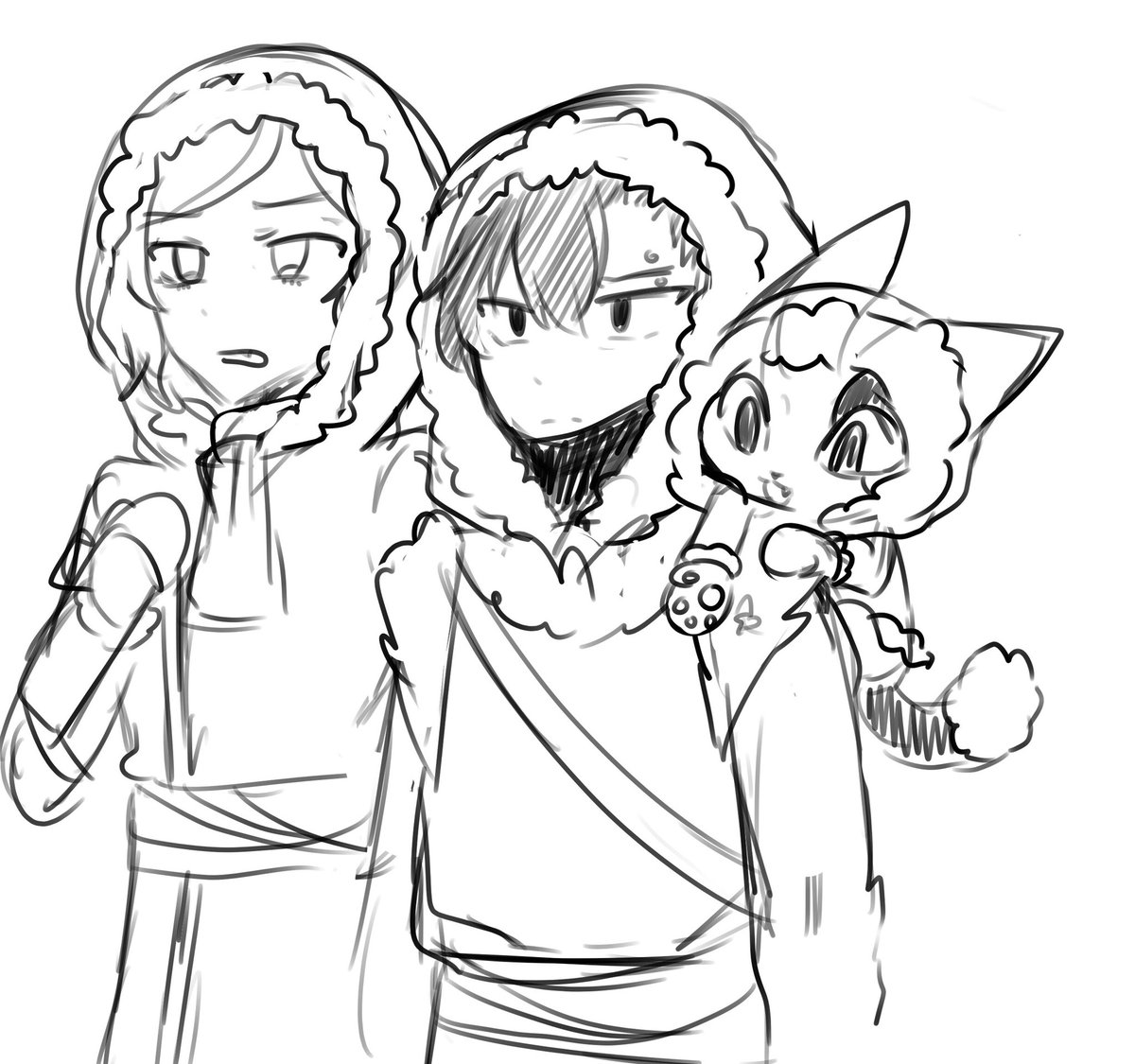 Snow outfits. Will be playing around with wintery explorer outfits 