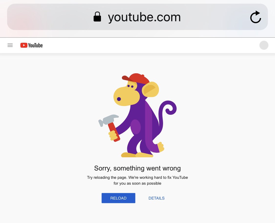 Try reload page. Reload page and try again. Try reload page. Spotify web player. Something went wrong youtube.