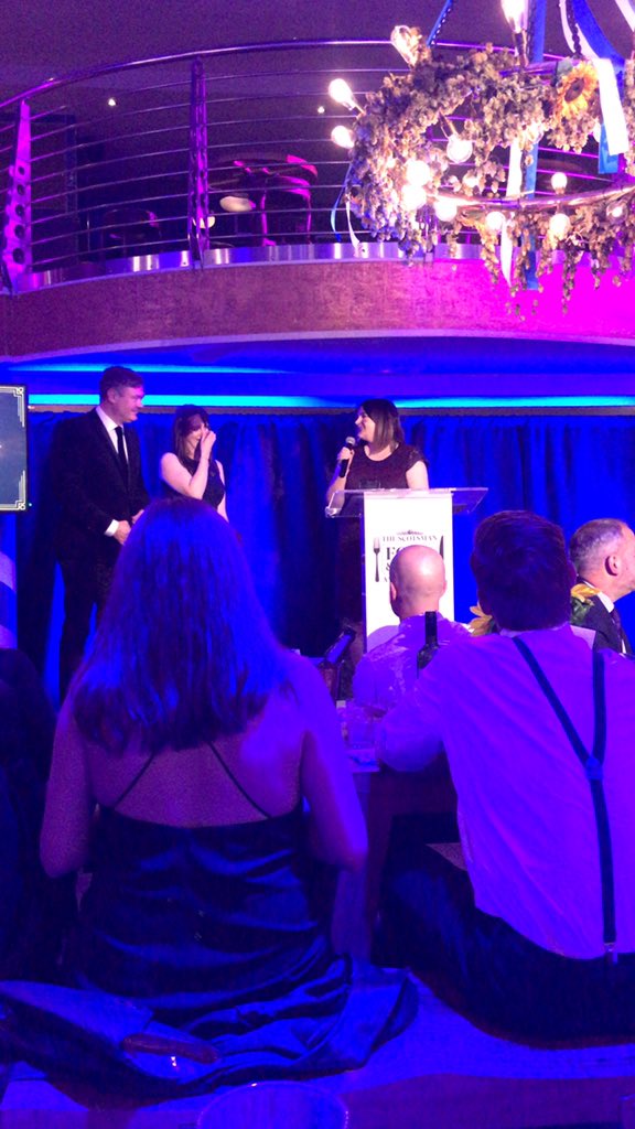 ScotsmanFDAward's tweet photo. Best marketing campaign goes to @qmscotland #ScotsmanFDAwards19 https://t.co/RhGQuNWMDH