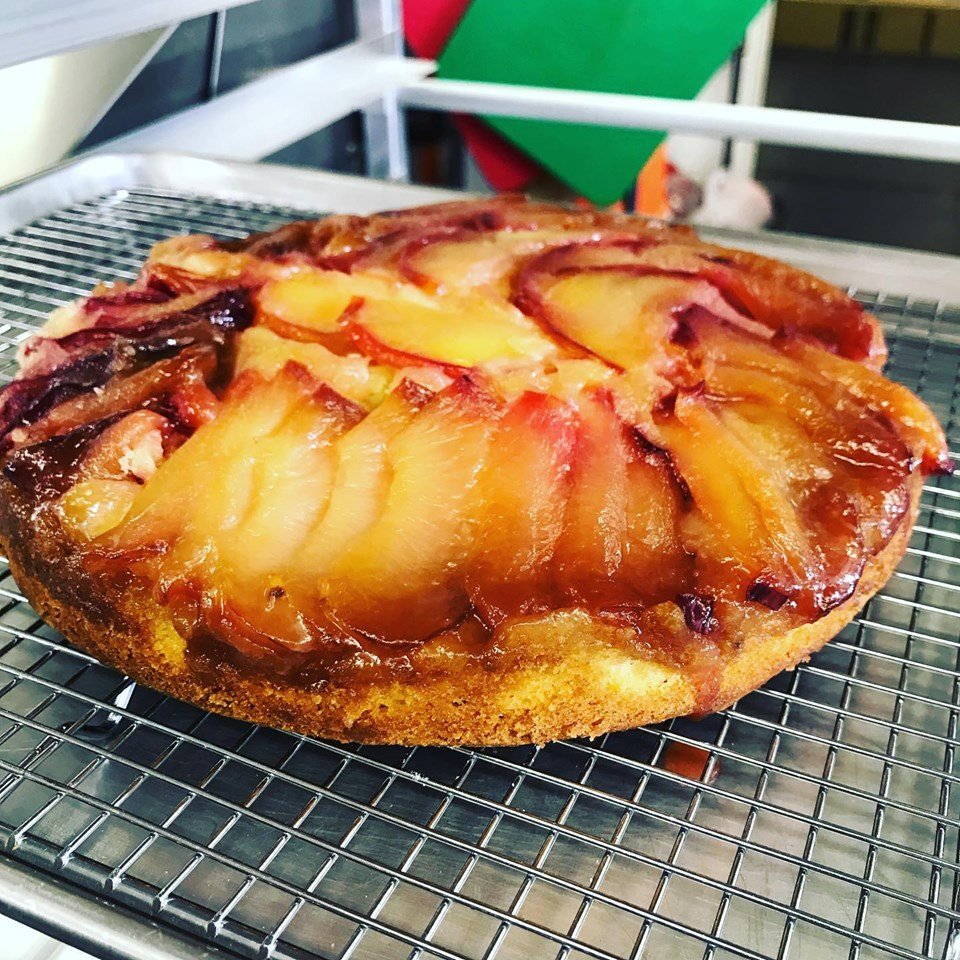 New seasonal treats!
Plum Upside-Down Cake
Pumpkin Caramel Pecan Bread
Pumpkin Cinnamon Rolls
We will be adding several more treats later this week. Tis the season for stone fruits and pumpkin.  #FirstDayofAutumn #pumpkineverything #yummy #Keweenaw