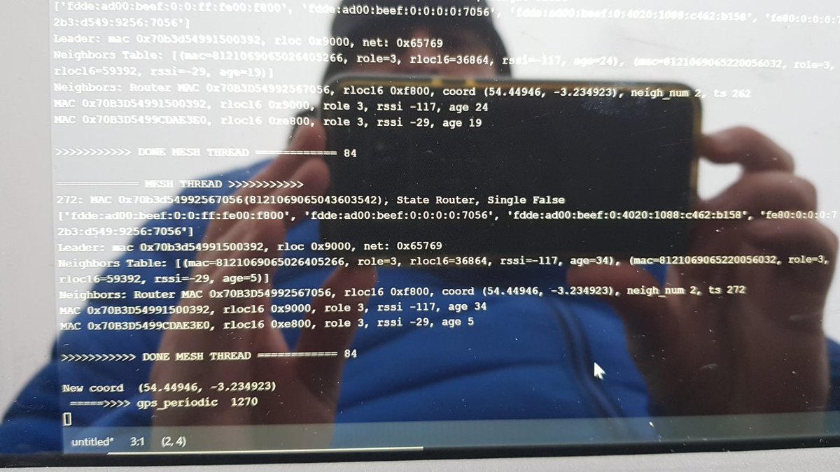 JohnCassidyGB's tweet image. So about the mesh.

We successfully established a @pycomIOT mesh with a "long path" of 163km from Mt Snowdon (Wales) to just below Sca Fell (England) with a max -117dB RSSI.

We will write up and share our kit list and methods soon.

Well done guys.

#morefollows #xplorawan