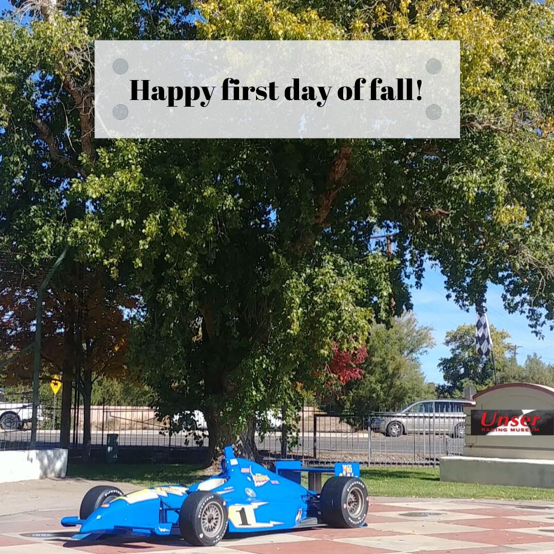 The temperatures are a bit cooler today.  Before we know it the trees around the museum will be full of reds, oranges and yellows. 
#unserracingmuseum #unserracing #racing #unsermuseum #racecars #ABQLocal #VisitABQ #museum #fallbreak #AlUnserSr #NMTrue #firstdayofFall