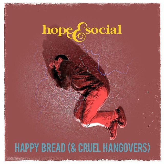 hopeandsocial's tweet photo. One week today we release Happy Bread (and Cruel Hangovers) to the hungry “masses”. To celebrate we’ll be going down the pub on Thursday night in glorious Leeds...KO 7pm at The Adelphi. No playing. No entertaining. Just some beer and a  boombox. Come say hi if you fancy! https://t.co/sCMWOIdBhf