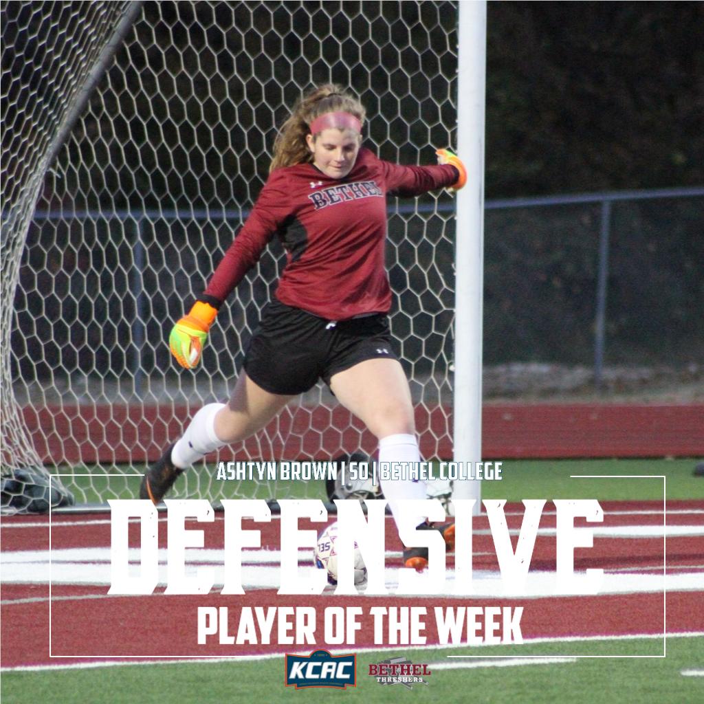kcacsports's tweet photo. Rayssa Neres Souza of @OKWUeagles and Ashtyn Brown of @Thresher_Sports Earn KCAC Women's Soccer Weekly Awards: https://t.co/jtMG5Oq9Ac #KCACwsoccer

@sportsinkansas @KansasPregame @KansasSportsNet https://t.co/ctCvvGu19W