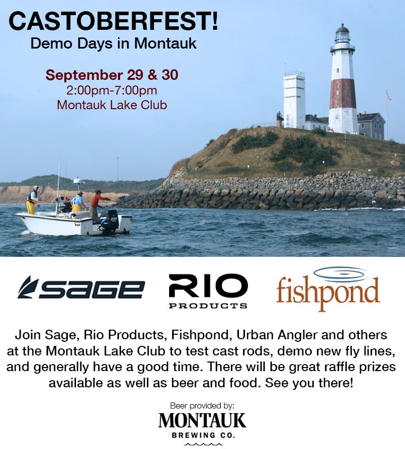 UrbanAnglerLLC's tweet photo. Upcoming Events - Castoberfest / Demo Days in Montauk &amp; Salty Flyrodders Annual Conclave - https://t.co/DX5j6Y00R9 https://t.co/k6oqXftdua