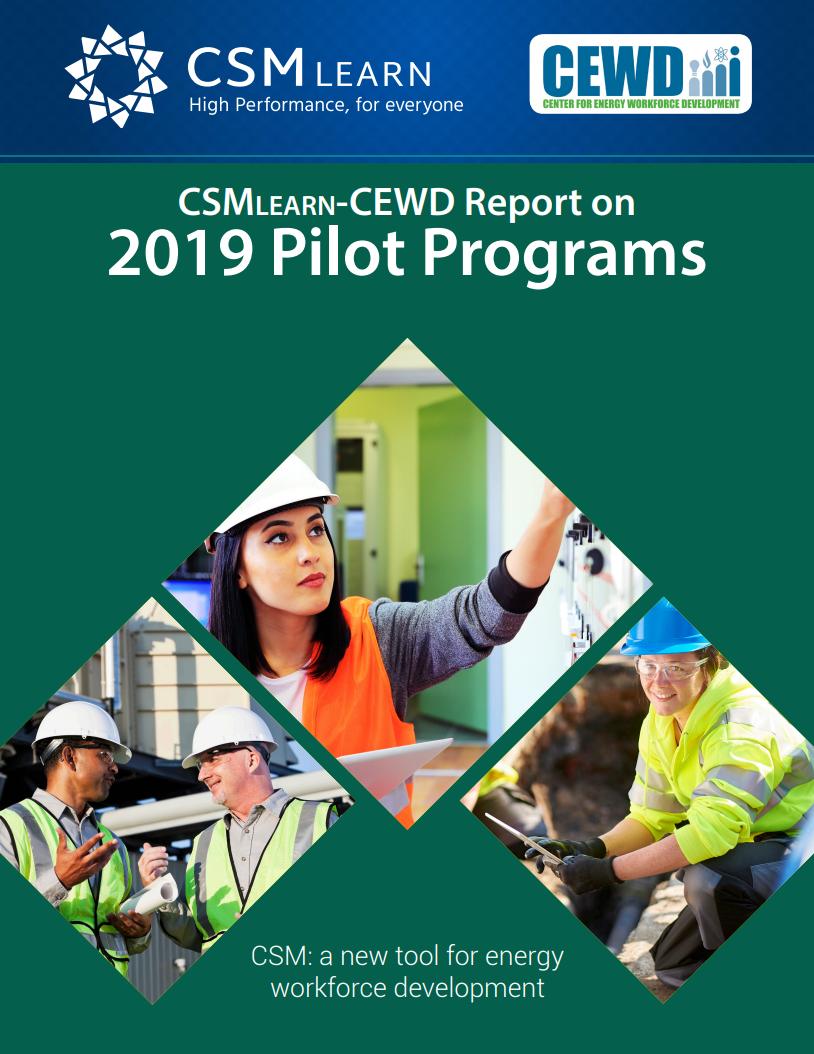 CSMlearn's tweet image. CSMlearn is working with the Center for Energy Workforce Development to create pathways into the energy industry for high school students, opportunity youth, and transitioning workers. Download our joint report here: loom.ly/orivQvE