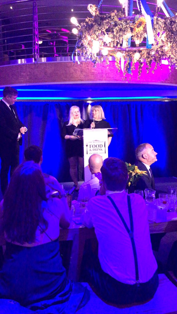 ScotsmanFDAward's tweet photo. Team of the year goes to @BadGirlBakery #ScotsmanFDAwards19 https://t.co/t03PikRYRf