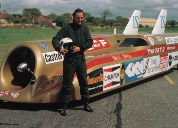 BlackonSilveruk's tweet photo. Next month marks another anniversary for our client @RichardNobleSSC & his Land- Speed Record in #Thrust2 - as well as ThrustSSC which he project managed 14 years later driven by Andy Green OBE - Thrust 2 brought the #landspeedrecord back to Britain 🇬🇧 https://t.co/3FG4Ng1NSi