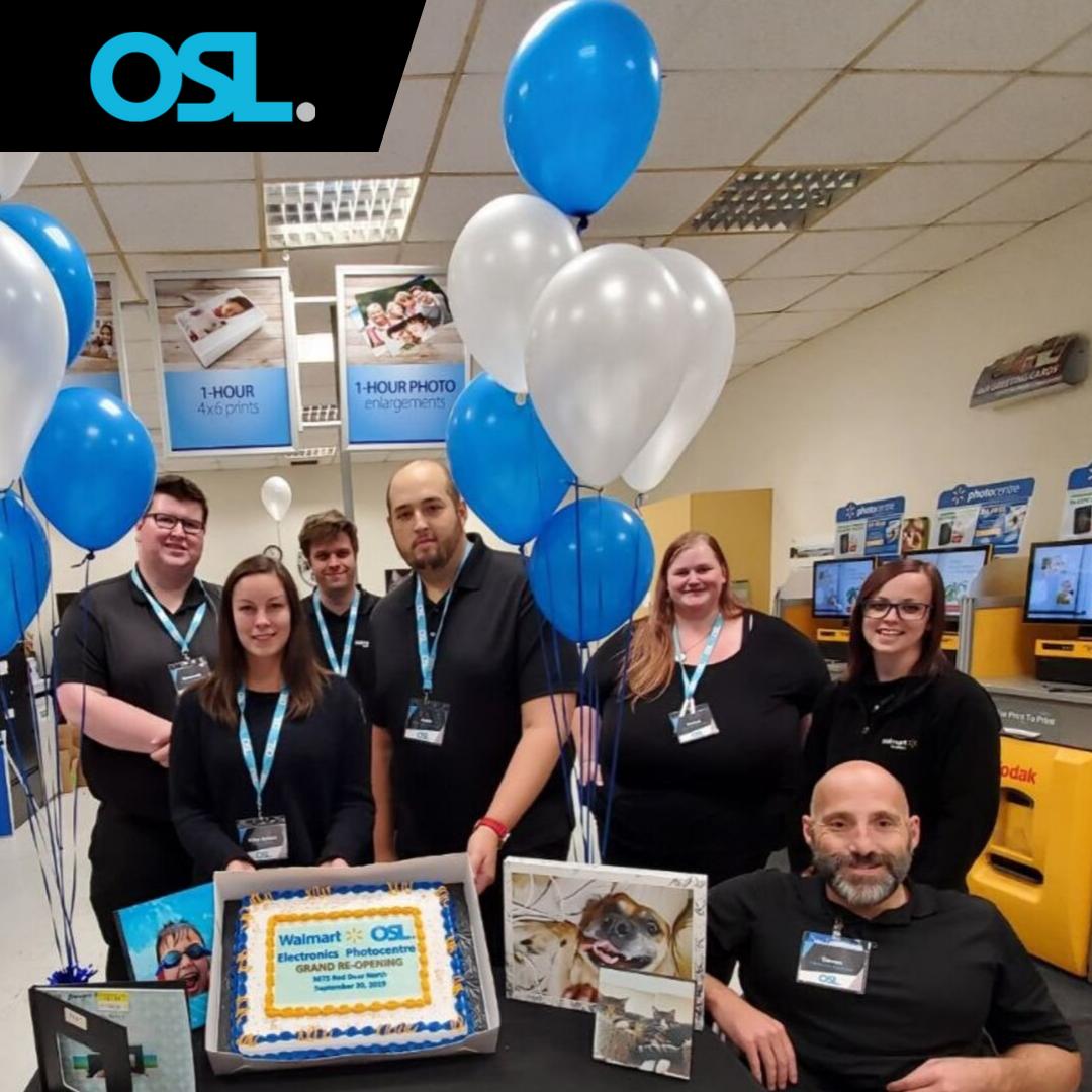 Celebrating the grand re-opening of the #Electronics &amp; #Photocentre in Red Deer North, AB.  Congrats to Bob Frizzell, Kiley Arnold and the entire OSL team for a successful launch! #OSLRetail #GreatPeopleDoingGreaterThingsEveryday
