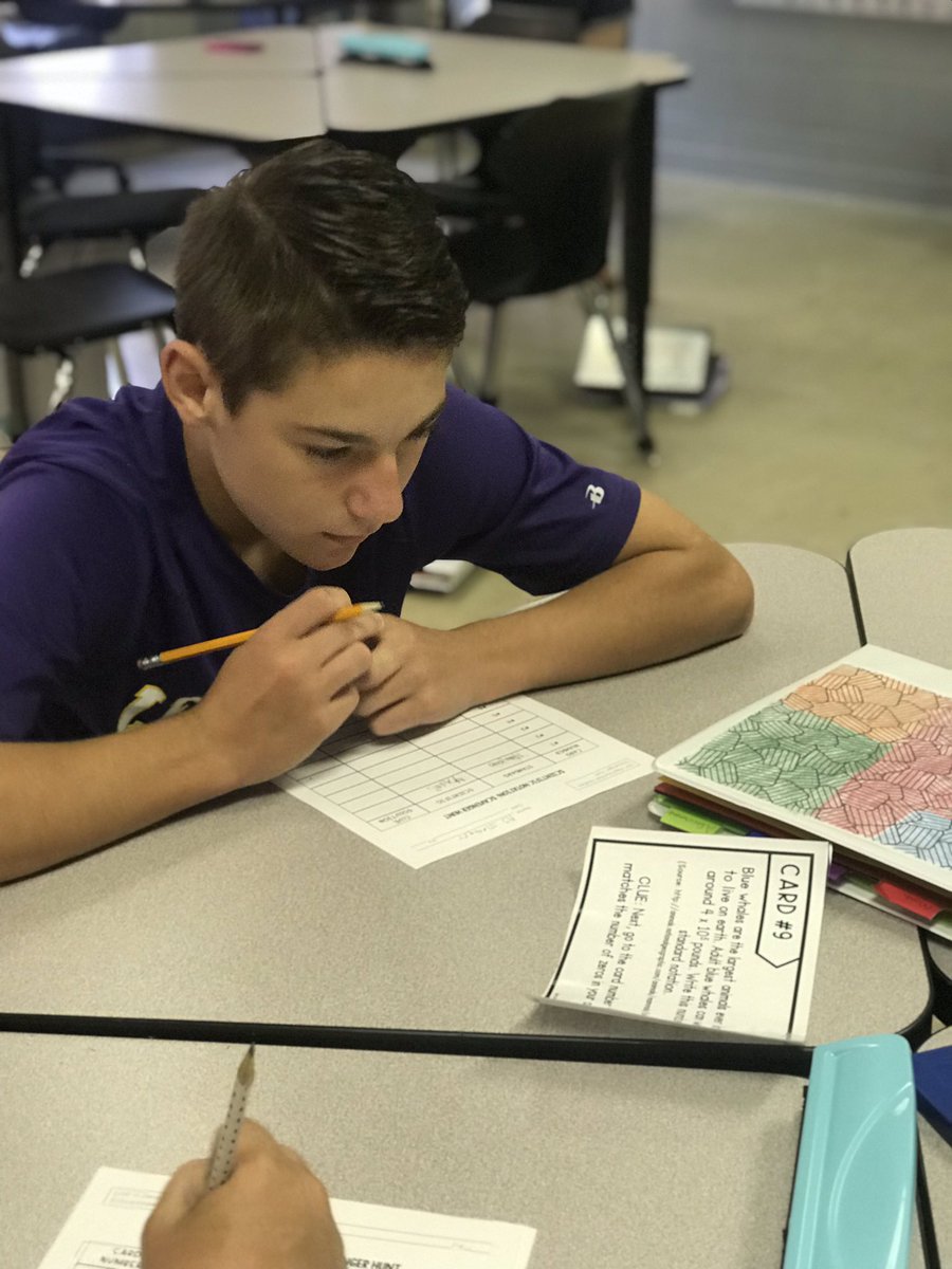 WhitneyBecker23's tweet image. My 8th graders enjoyed this scientific notation scavenger hunt. They reasoned through problems and were able to collaborate and check their answers while moving from clue to clue. #beyondtheworksheet #bearsquad @amstiuna @Lexington_Bears