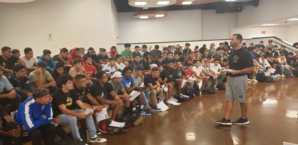 Coach Torres provides a character training to his staff! What an amazing leader!