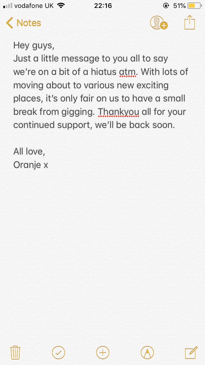 Oranje (@oranjemusic) on Twitter photo 