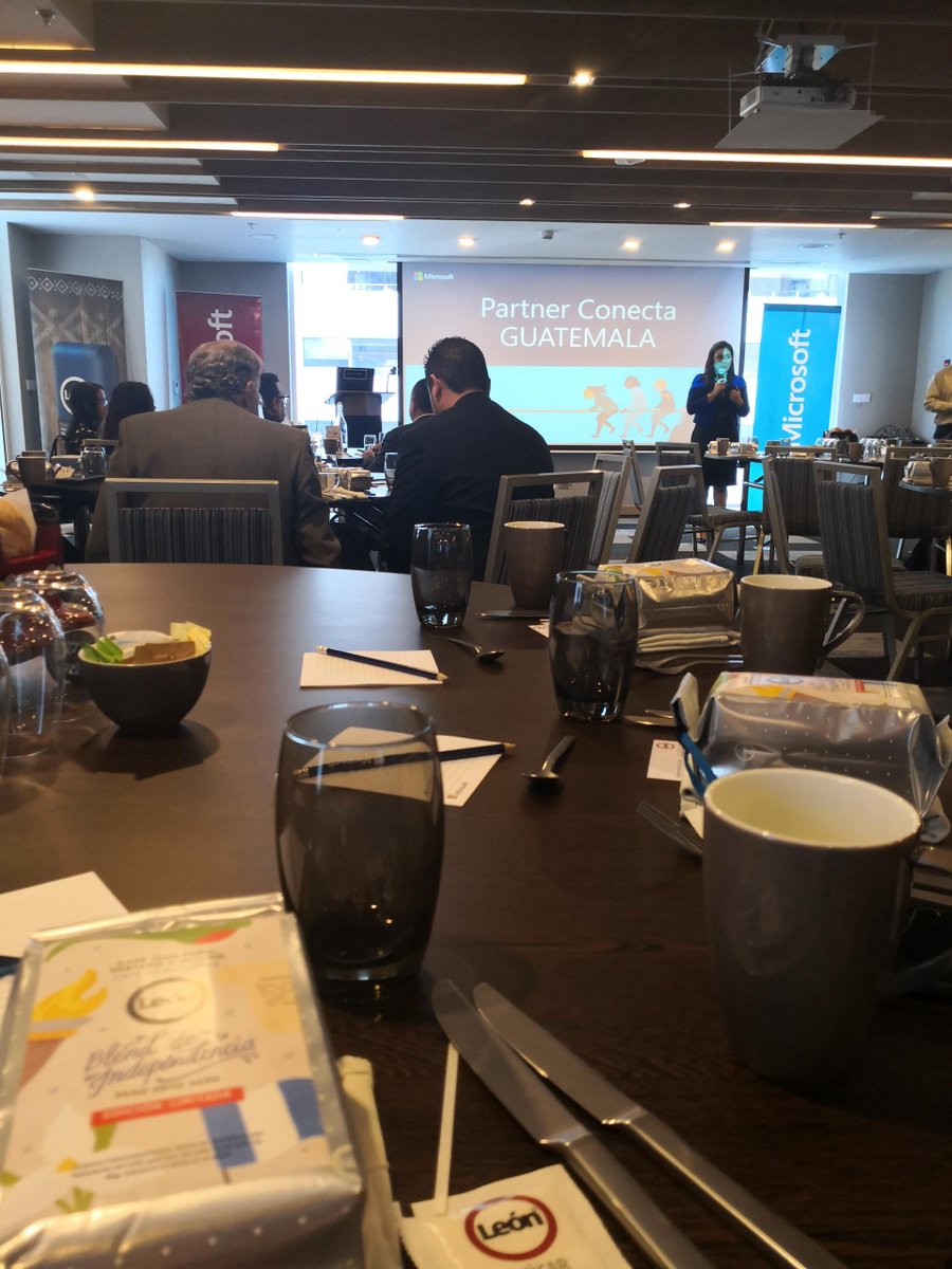 Les compartimos que recientemente estuvimos presentes en el Microsoft Partner Conecta Guatemala 2019, para alinear estrategias en conjunto con Microsoft para el año 2020.
Si necesitas ayuda en tu organización en temas de BI, Nube y Modern Workplace con Microsoft 365 
escribenos