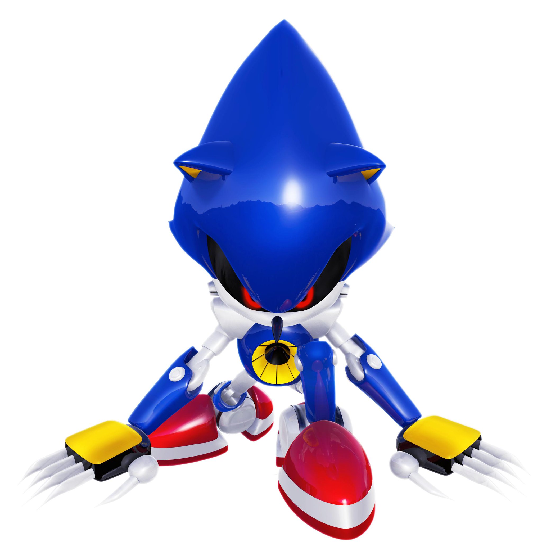 Nibroc.Rock on X: Here's a new Metal Sonic 3.0 artwork for Sonic Rivals 2  anniversary, this is my most menacing render of him yet~   / X