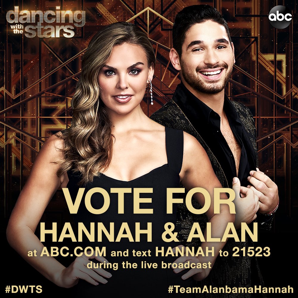 hannahbrown's tweet photo. Oh hi. I’m on tv again tonight. I’m going to do a little dance. I’d like to do another little dance next week. So can you vote for me please?! THANK YOU I LOVE YOU ALL. @DancingABC https://t.co/M4UnPFD6V8