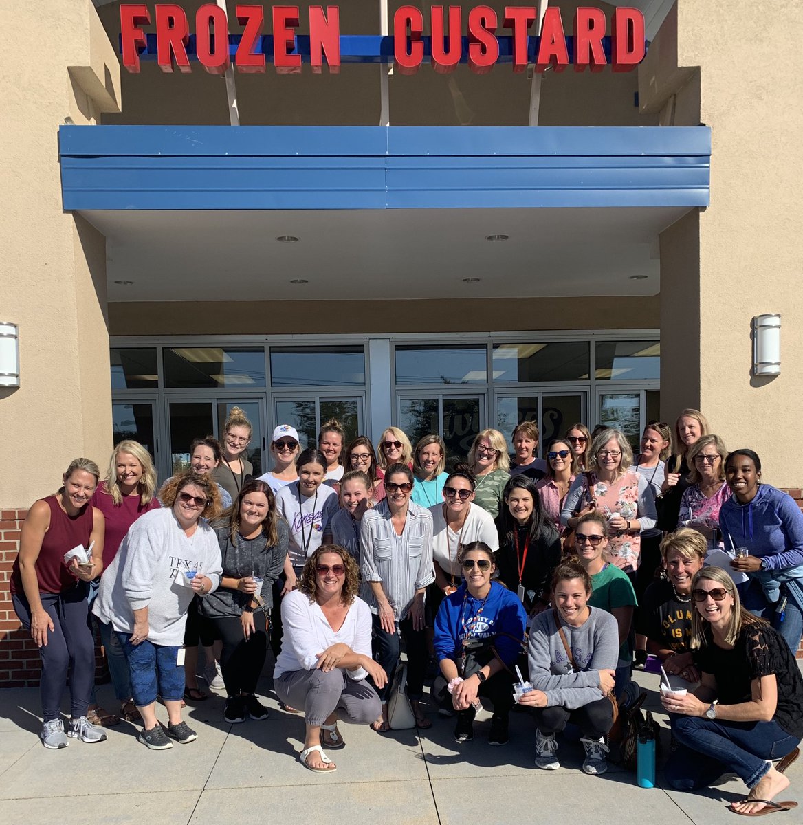IVEThunderbirds's tweet photo. Such an amazing group of educators deserves ice cream after a day of learning! #ivestaff2k19 https://t.co/WVPfMMnL98