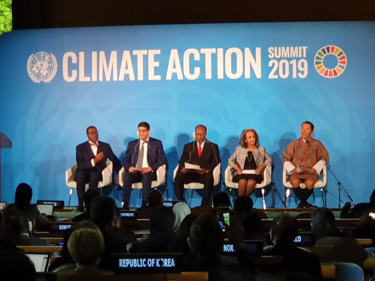 RRegenvanu's tweet photo. PM Salwai speaking at Climate Action Summit as part of LDC Panel, 5.30pm Monday 23rd September 2019 https://t.co/sGLnbH49te