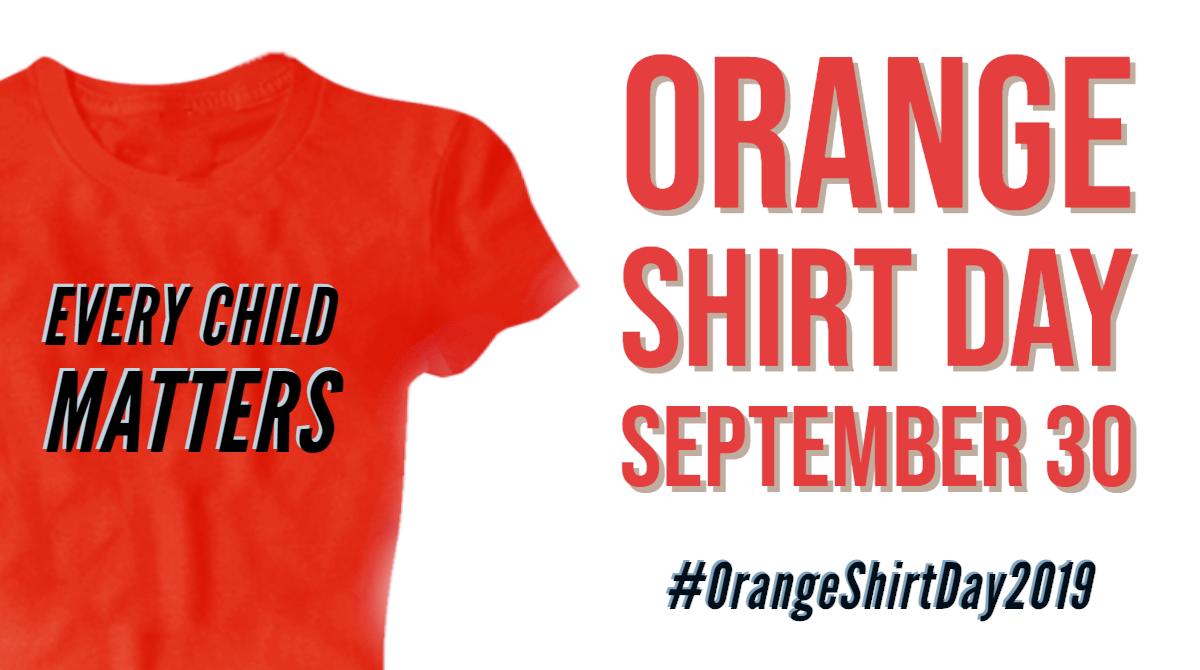 albertateachers's tweet photo. Will you be wearing orange on September 30? Learn more about #OrangeShirtDay as a way to promote awareness and education of the history and legacy of Residential Schools: https://t.co/Cds2ll0Iix #OrangeShirtDay2019 #abed https://t.co/5W7xW4zidE