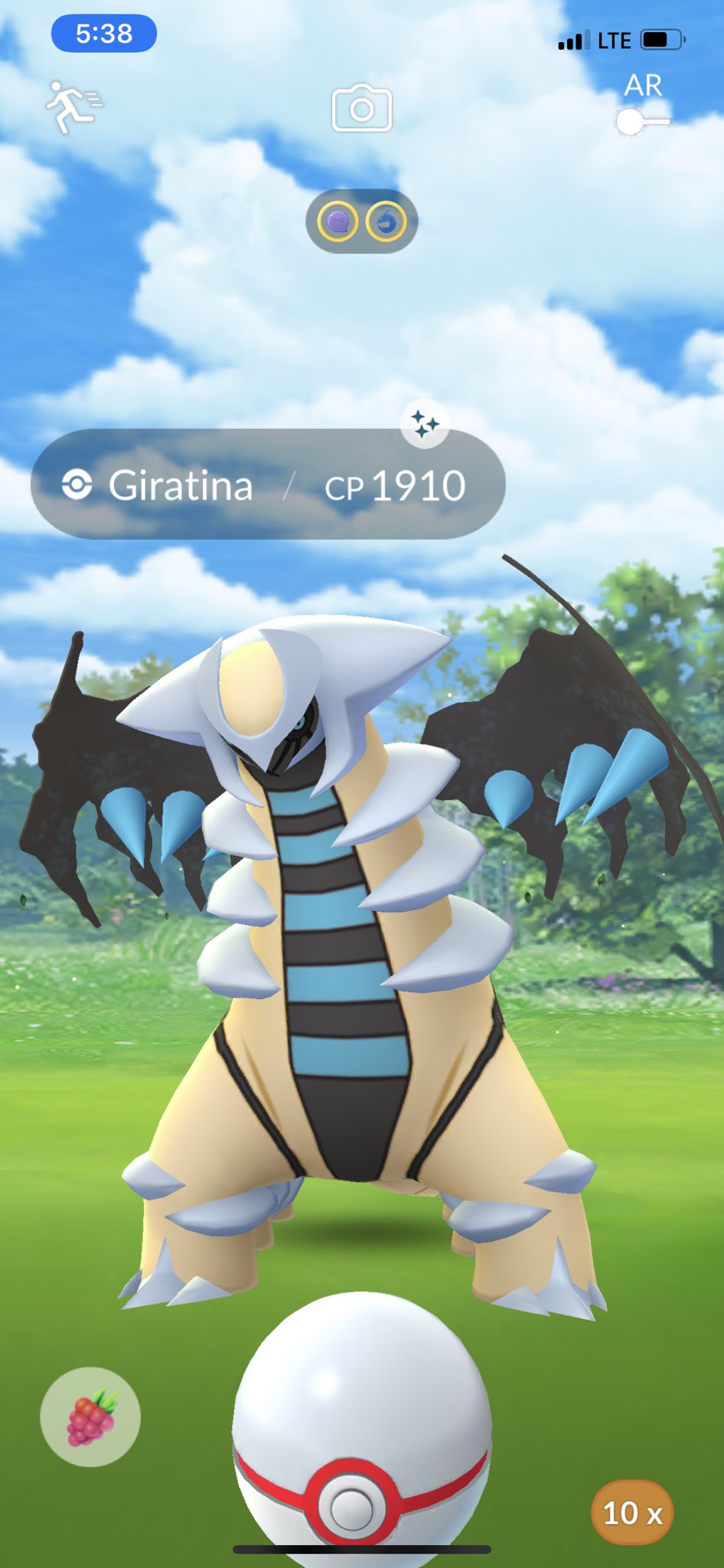 Ian on X: First Giratina raid!!! 🤩😍🤩👌 #Shiny #Giratina