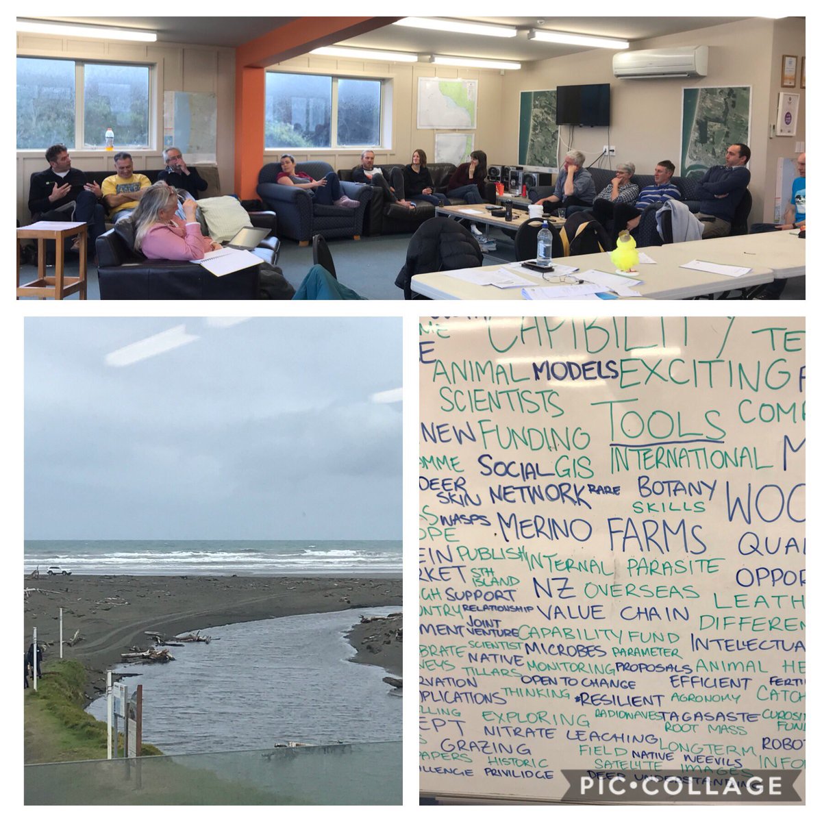 Robyn_Dynes's tweet photo. @AgResearchNEWS  Farm Systems team meeting at Himitangi Beach creating our own ‘word board’. our work which makes our world great https://t.co/Ojp2Sv0cCu
