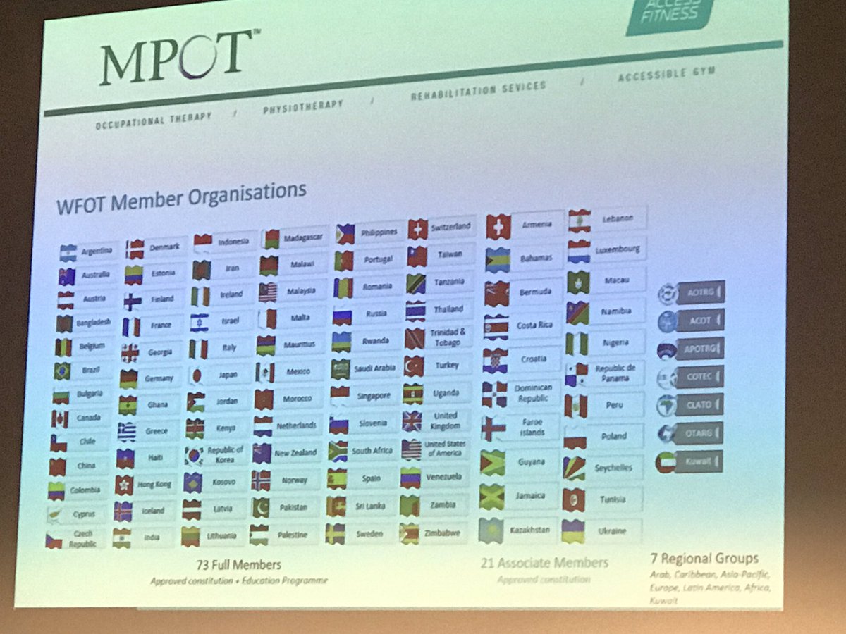 Georgin62764298's tweet photo. World Federation of Occupational Therapists President, Marilyn Patterson, talking about leadership https://t.co/93Z3Kyuux3