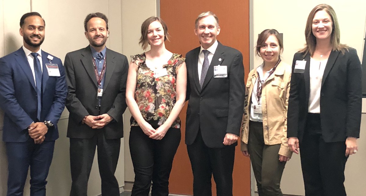 So inspiring to get to chat with <a href="/ppisters/">Peter WT Pisters, MD</a> and the <a href="/MDAndersonNews/">MD Anderson Cancer Center</a> distinguished mentor award winners today. Huge thanks to my mentor, Andy, and all the great leaders we have on our mission to #endcancer
