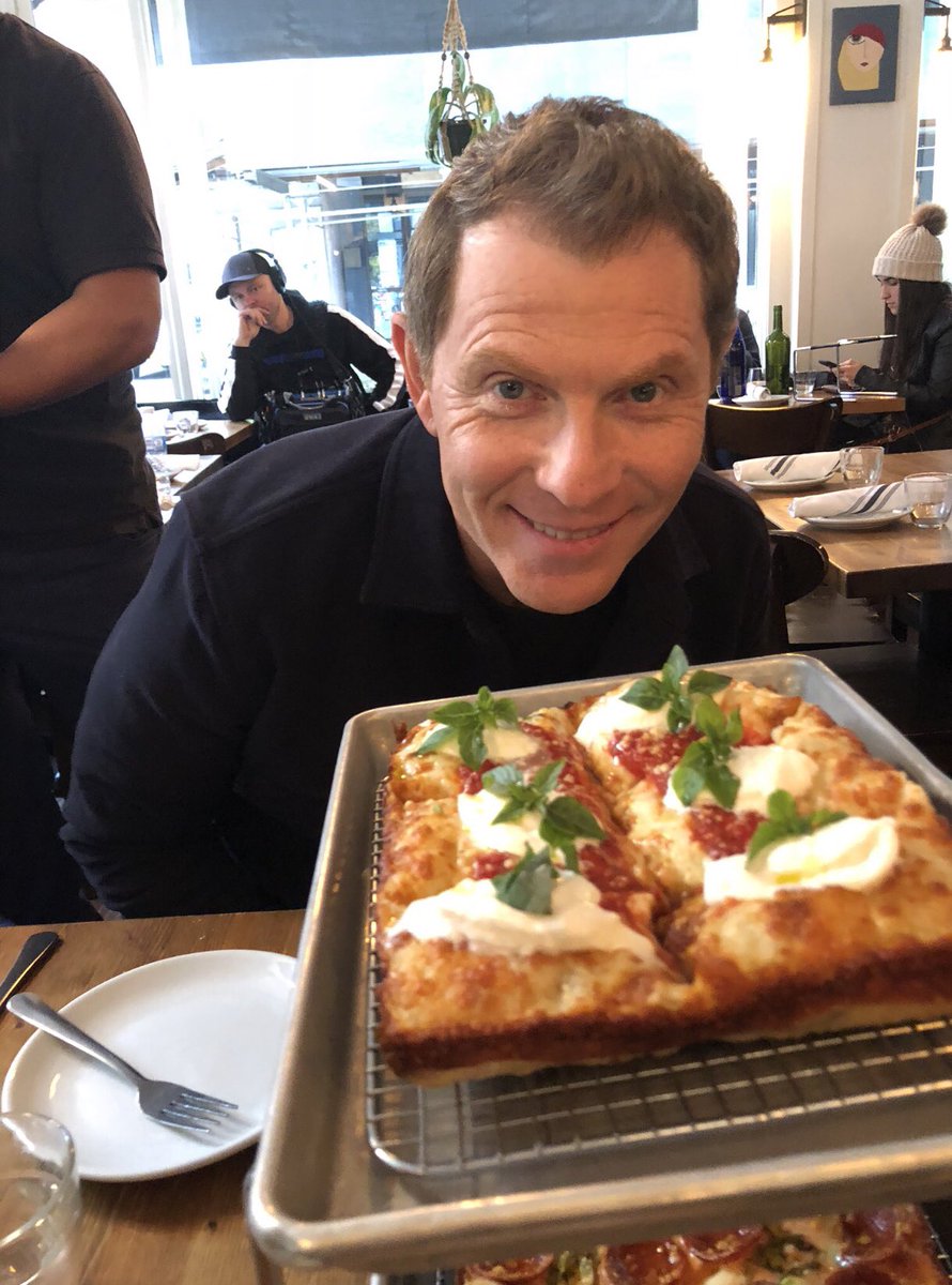 sophieflayabc's tweet image. THIS THURSDAY: Our season finale of #TheFlayList is a little CHEESY🧀🍕! This show was so special, we’re so happy you were able to join us at some of our favorites in NYC! Don’t forget to tune in this Thursday but this time- at 11:00PM on @FoodNetwork! 🍕🍕🍕