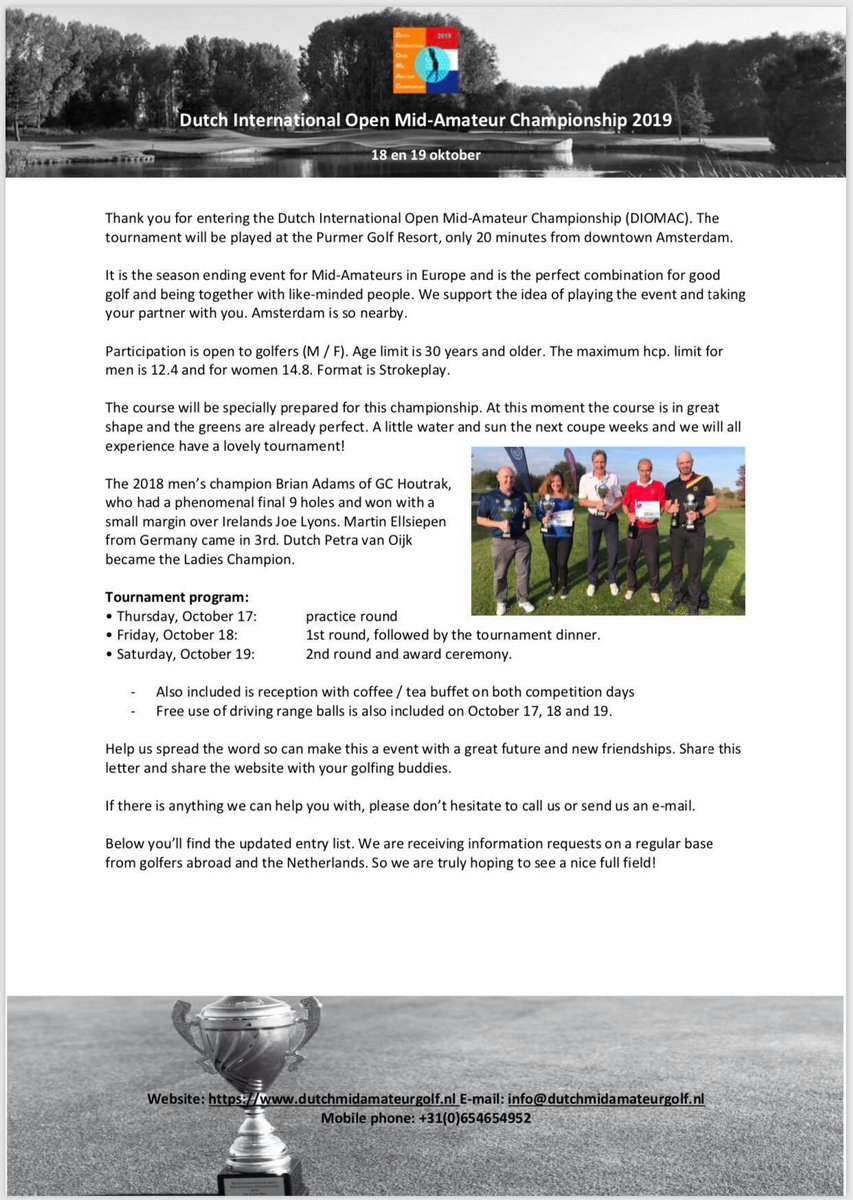 Dutch Open Mid Am tweet media