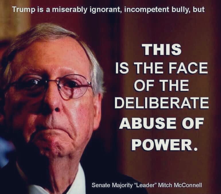 gorjusnyc's tweet photo. @SethAbramson #CorruptMitch #Trumpslapdog #POSMitch #MitchtheCoward @senatemajldr https://t.co/txdI7eM6D1