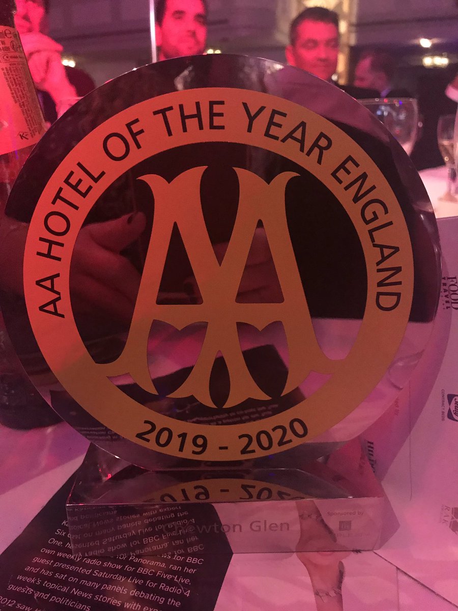 Congratulations <a href="/chewtonglen/">Chewton Glen</a> for AA England Hotel of the year award. Proud to be part of the team <a href="/ChewtonCareers/">Chewton Glen Careers</a>