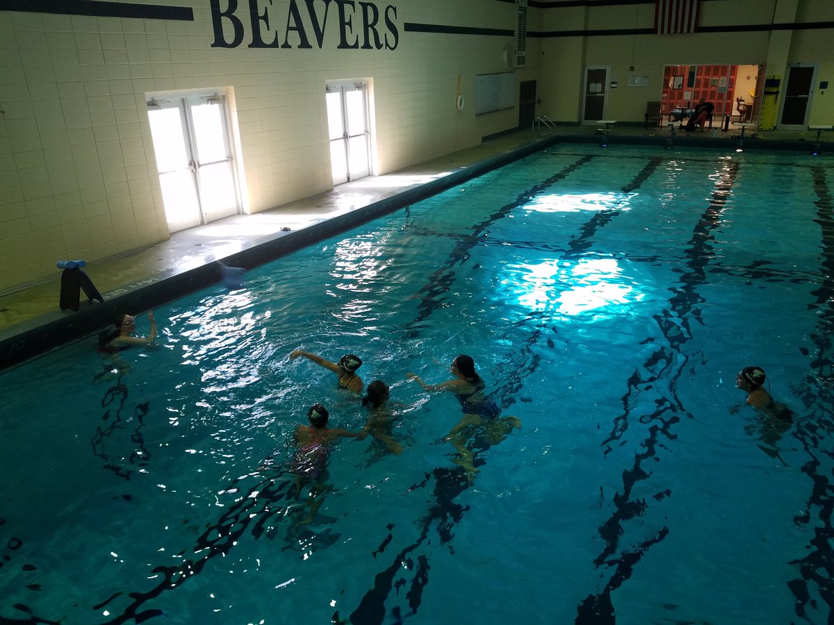 A little water polo to end practice today.