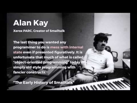 "The last thing you wanted any programmer to do is mess with internal state even if presented figuratively. It is unfortunate that much of what is called "object-oriented programming today is simply old style programming with fancier constructs." 

-- Alan Kay, "The Early History of Smalltalk"