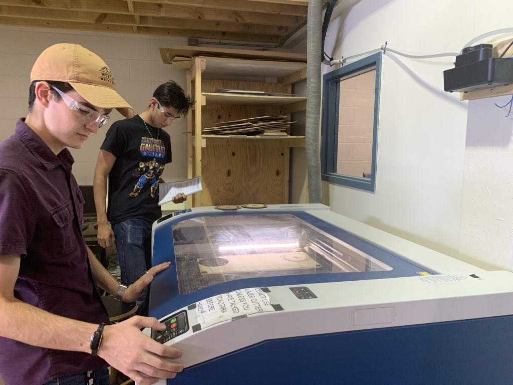 TeamOrion3240's tweet image. Team Orion laser printing parts for our robot! #thanks2BESTrobotics