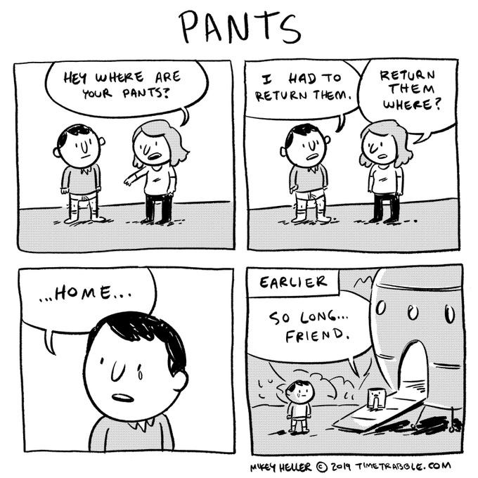 i drew a comic about pants 