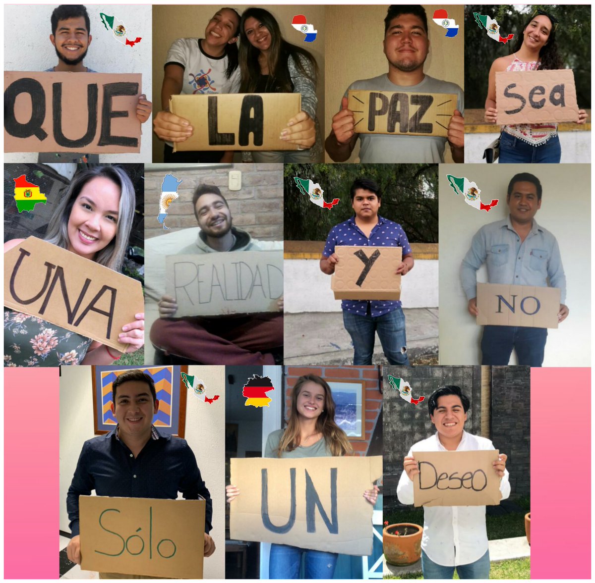 LhaRotaract's tweet photo. Sigamos Fomentando Juntos la Paz Mundial 💖
21 de Septiembre ~ Día Internacional de la Paz
#Paz #PazMundial #DiaInternacionalDeLaPaz #Rotaract #RotaractMCA https://t.co/ZQguoQ9pAQ