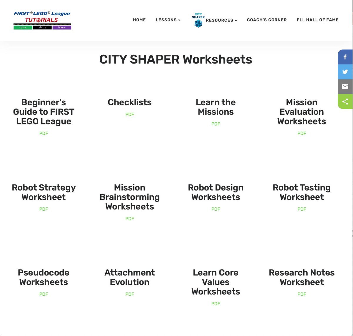 FllTutorials's tweet image. Over a dozen worksheets to help you with your FIRST LEGO League season are available here: flltutorials.com/Worksheets.html