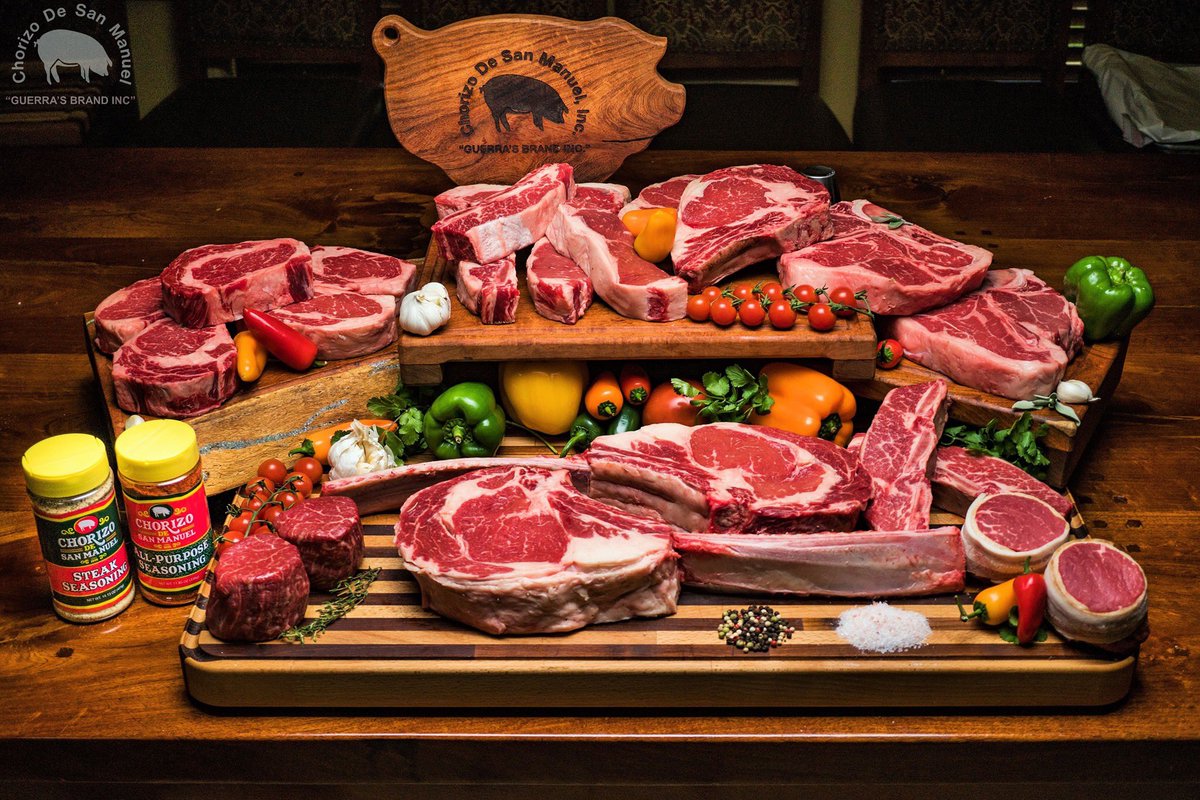 TheChorizoSM's tweet photo. For the best selection in prime and choice cut beef, choose south Texas finest, Chorizo de San Manuel.
☎️ 1(800)638-8708
🏢 36080 N. Highway 281
📍 Edinburg, Tx.
💻 https://t.co/SxFOsEcLSm

#ChorizoDeSanManuel #Chorizo #Steaks #Fajitas #Sausages #Pork #Beef #Chicken #Brisket https://t.co/JjHDb9AFjf
