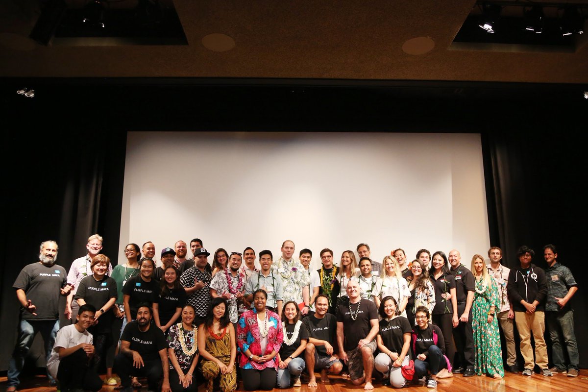 Kilo Hōkū had us amongst the stars with the amazing #purpleprize19 kanaka innovators. A day of #ikebombs, passion, laughs and tears. 8 mo's ago 12 teams set off to build startups rooted in indigenous values. This weekend, we awarded $75K to the top 3 companies.