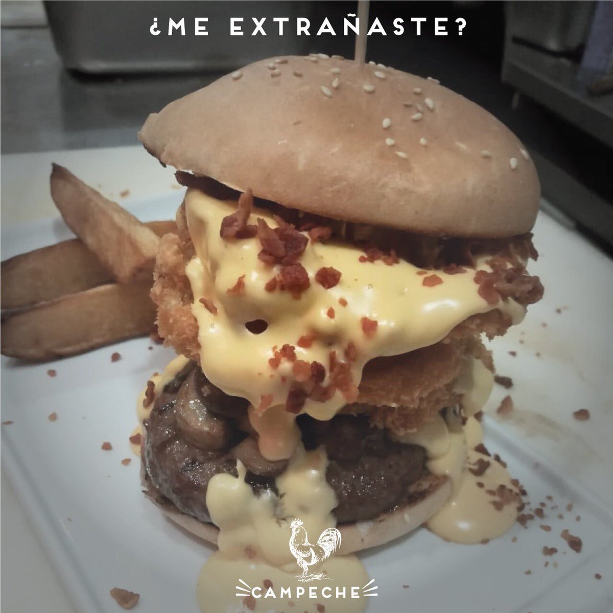 campechecl's tweet photo. Volvemos con las pilas recargadas para cocinar las burger y pizzas más codiciadas 🙌🏼. 
Los esperamos en 📍Av. Alcalde Fernando Castillo Velasco (Ex Larraín) 8751 , Local 19 y 20 https://t.co/dqw5XTFpFt