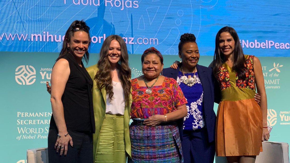 Gran experiencia participar con <a href="/yucatanmeetings/">Yucatán Meetings</a> en un evento de talla internacional, como lo es la Cumbre Mundial de los Premios Nobel de la Paz. #mihuellaporlapaz #befunkyco