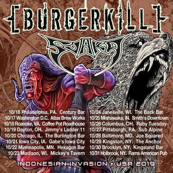 Indonesian Invasion 2019 tour with ⁦<a href="/burgerkill/">Burgerkill Official</a>⁩ - full details at facebook.com/tours/61686717…  See you in the pit!