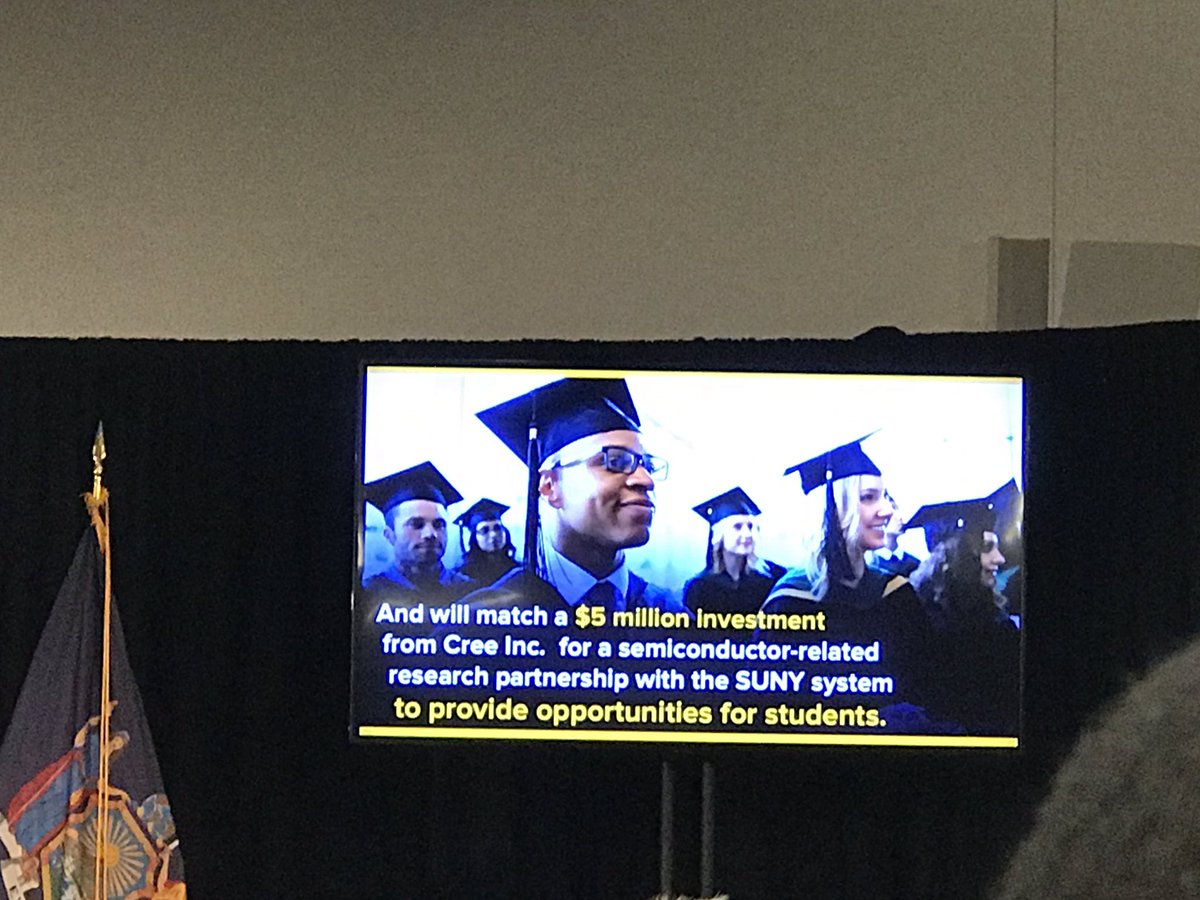 It was truly an honor to meet  <a href="/SUNYChancellor/">Chancellor John B. King</a> today at <a href="/SUNYPolyInst/">SUNY Polytechnic Institute</a> It was great to hear a big news about Cree investment in our area.  <a href="/uascs/">Utica Academy of Science</a>