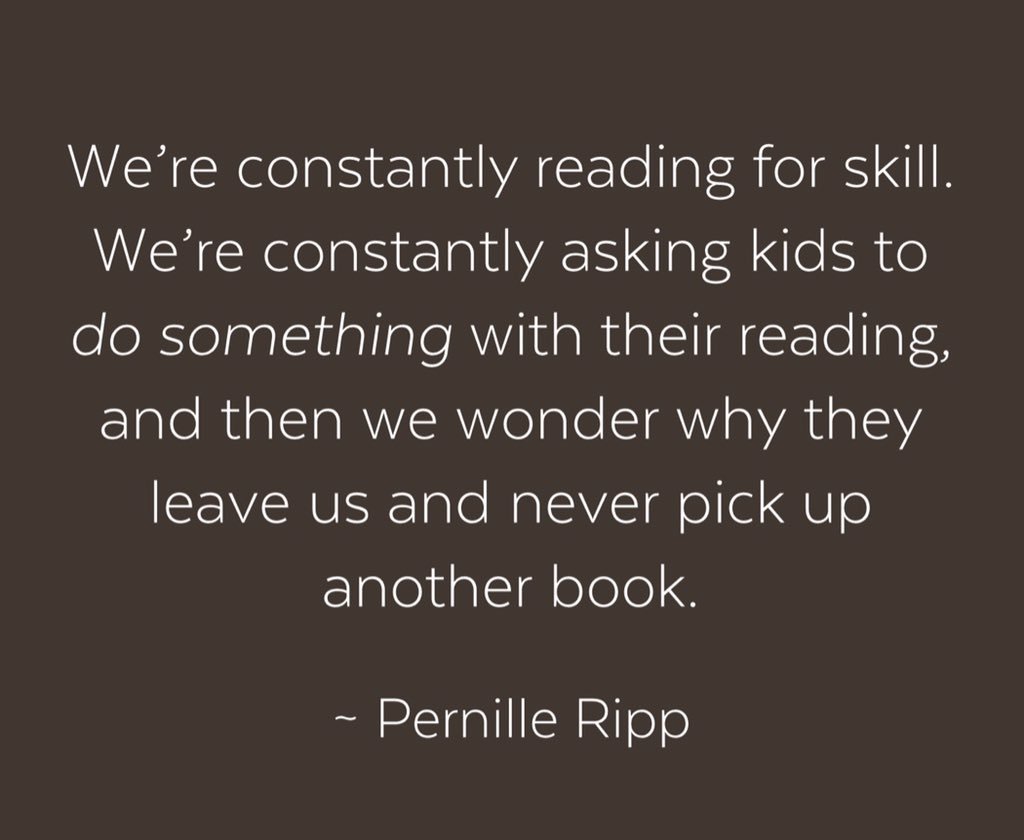 Let’s all agree to teach kids to read for pleasure. Let’s teach them to read for the pure enjoyment of reading. If we can teach THAT, the rest will be easy.