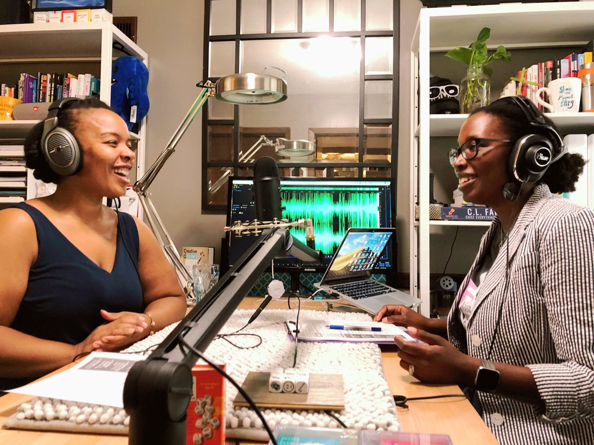 TheGriotGroup's tweet photo. Eventful last week w/ the @TheAAPC midwest conference talking 2020 politics, @LaunchCrate podcast w/ modern day griot Cynthia Fails &amp; sippin #UnbossedAndUnbothered political tea w/ my good friend @rashaan_rashaan on @kkfi901fm Can't wait to see what this week brings! #TGIM https://t.co/IrPjWb2hv1