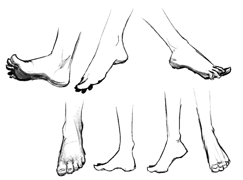 Some hand/feet doodles 