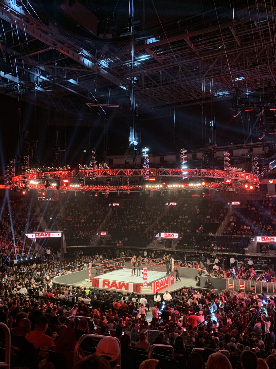 RunJMMCPodcast's tweet photo. Who’s at the @Chase Center for Monday Night RAW? https://t.co/yT8NLEzP2B