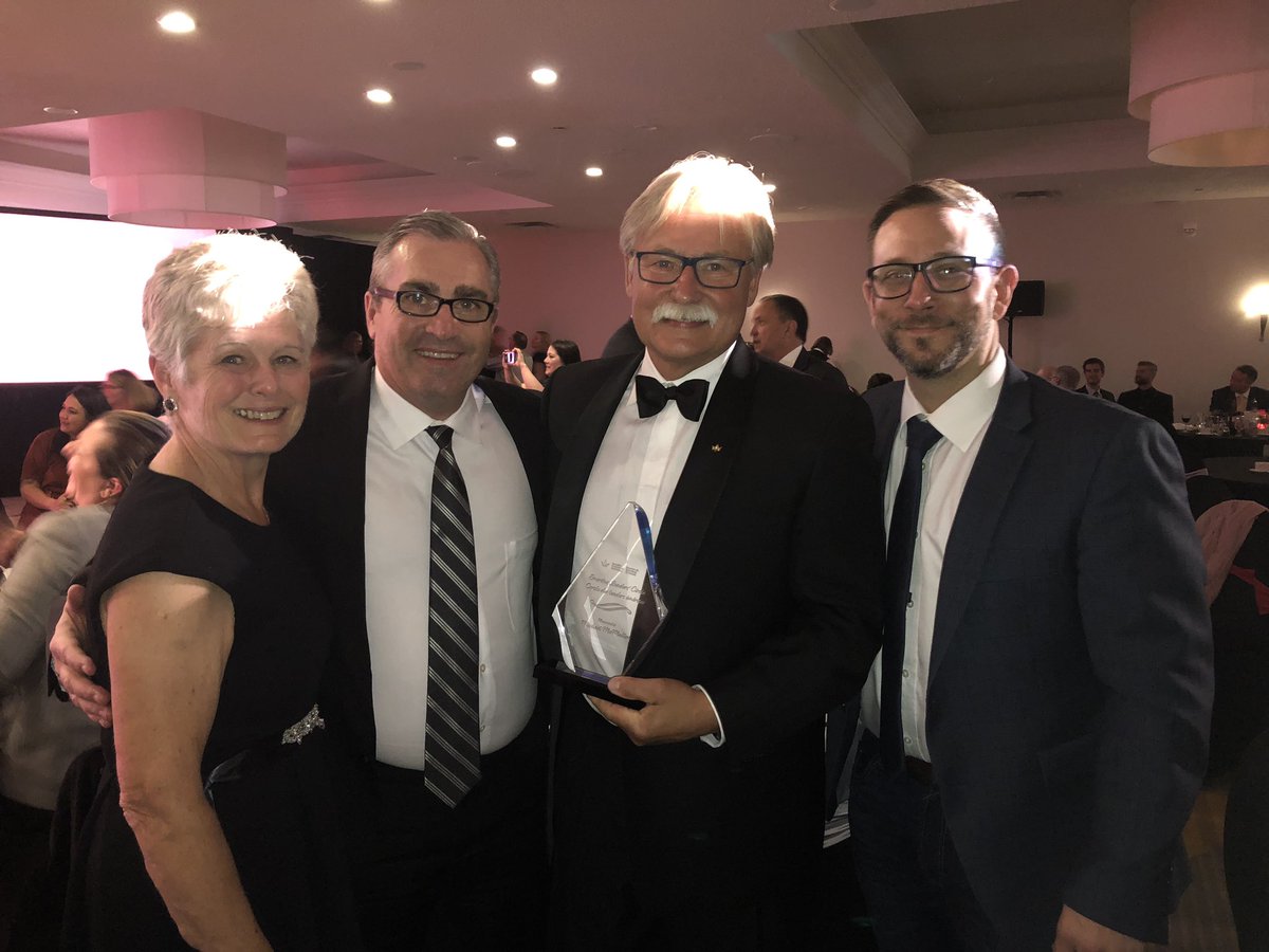 mbchambersofcom's tweet photo. Congratulations to former @CdnChamberofCom chair Michael McMullen on his well-deserved  award this evening. A treasure from La Salle, Manitoba who @PerrinBeatty proudly calls a friend and a “warrior.” #CCCAGM2019 https://t.co/obzFRNJFol