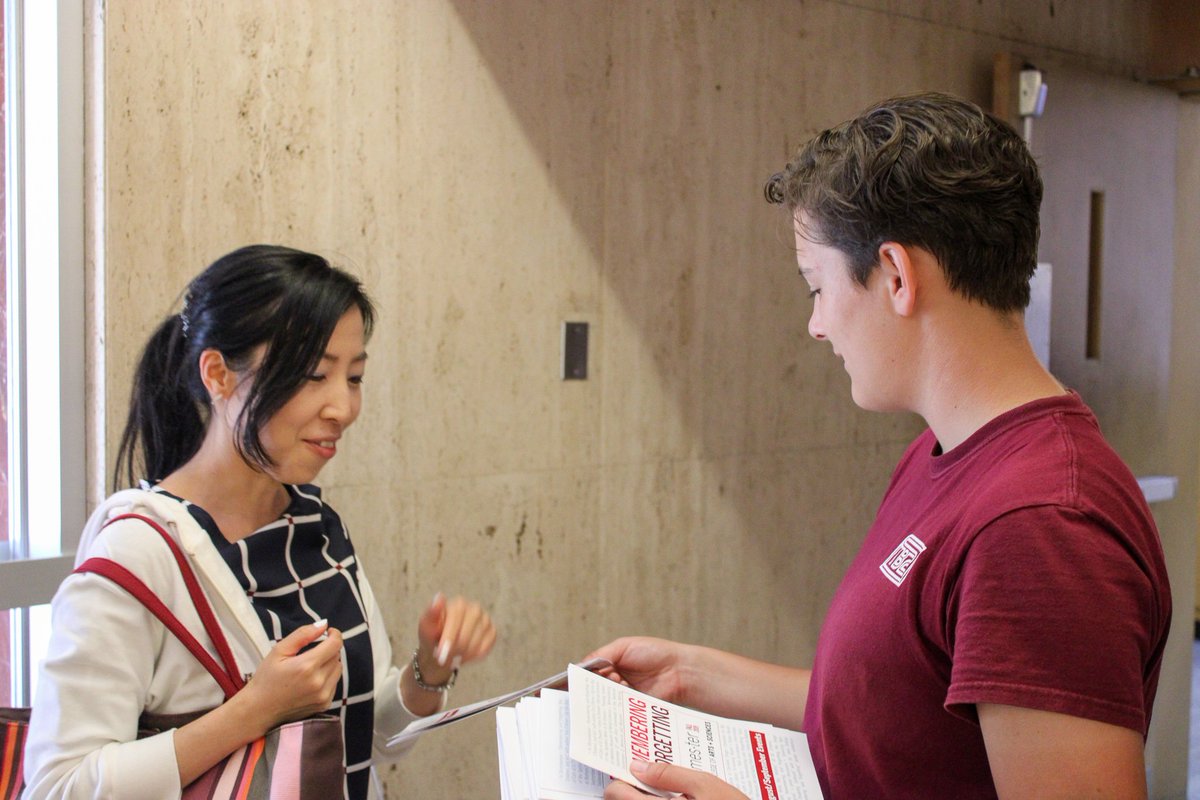 IUBThemester's tweet photo. Thank you so much to Susan Southard, the author of Nagasaki: Life After Nuclear War, for coming to IU this #themester to give a lecture on the people after Nagasaki. #rememberforget https://t.co/3igCQVmD19
