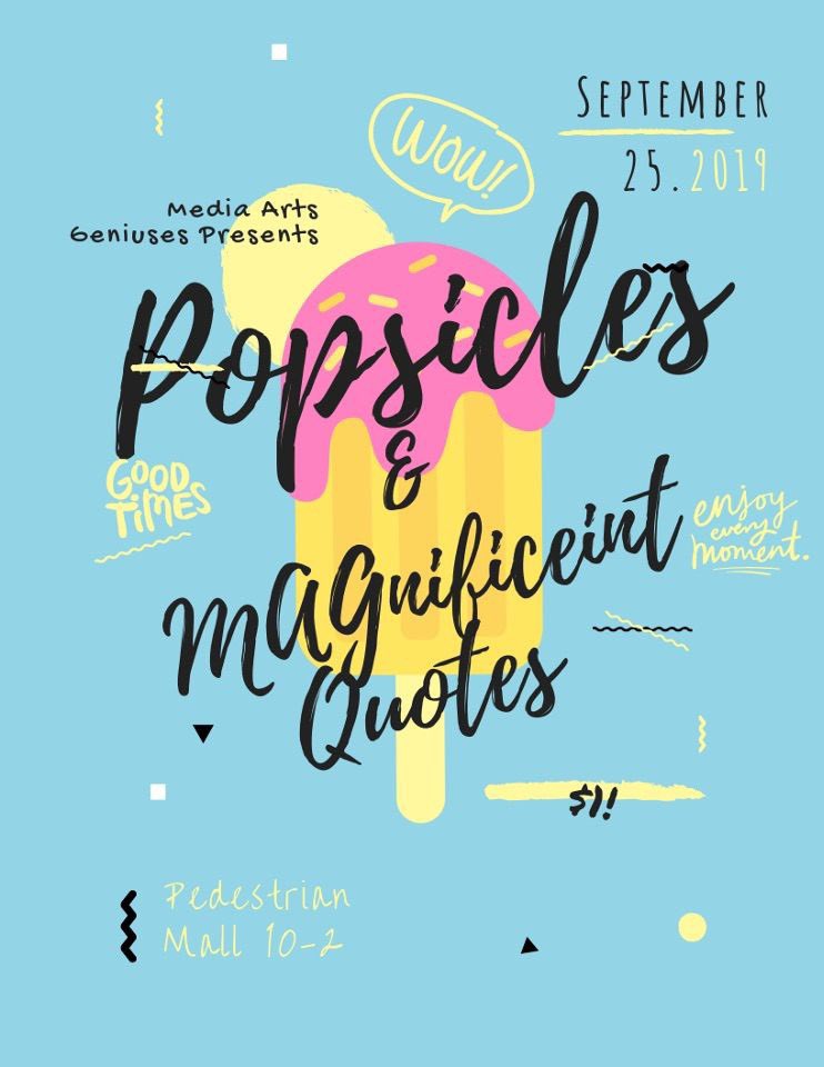 JadelenO's tweet photo. Come support @MAGvsu with some popsicles on this #magweek Wednesday https://t.co/vJTGo5O8km